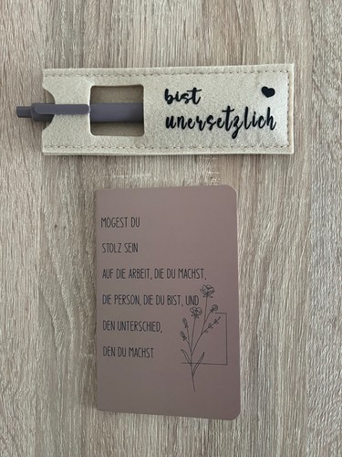 Notizheft kugelschreiber - notizheft, &
