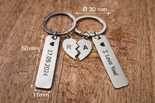 Partner schlüsselanhänger - partner,