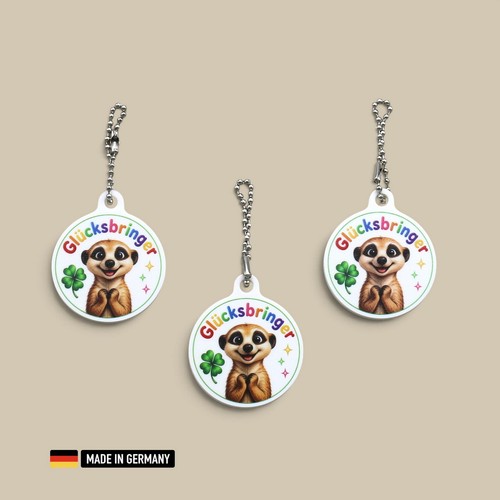 Erdmännchen glücksbringer - erdmännchen,