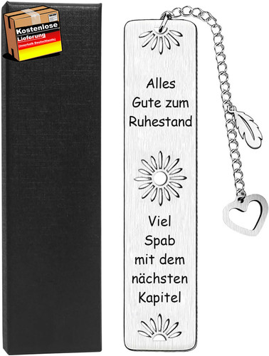 Edelstahl lesezeichen mit - edelstahl,