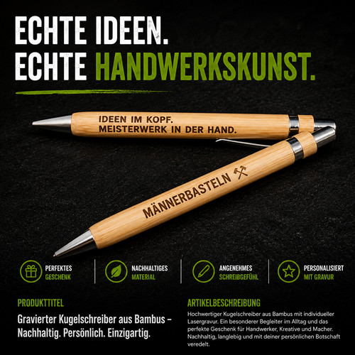 Kugelschreiber holz - kugelschreiber,