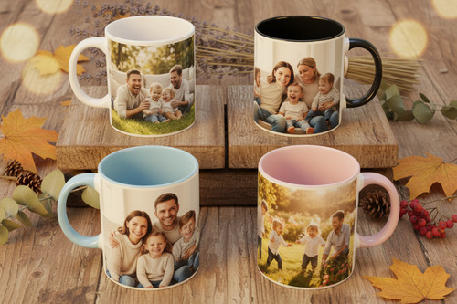 Tasse mit foto text - tasse, /